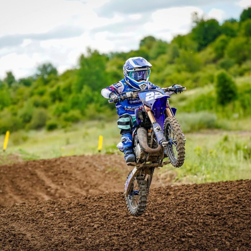 Radi (#22) on track at Pernik, 2026