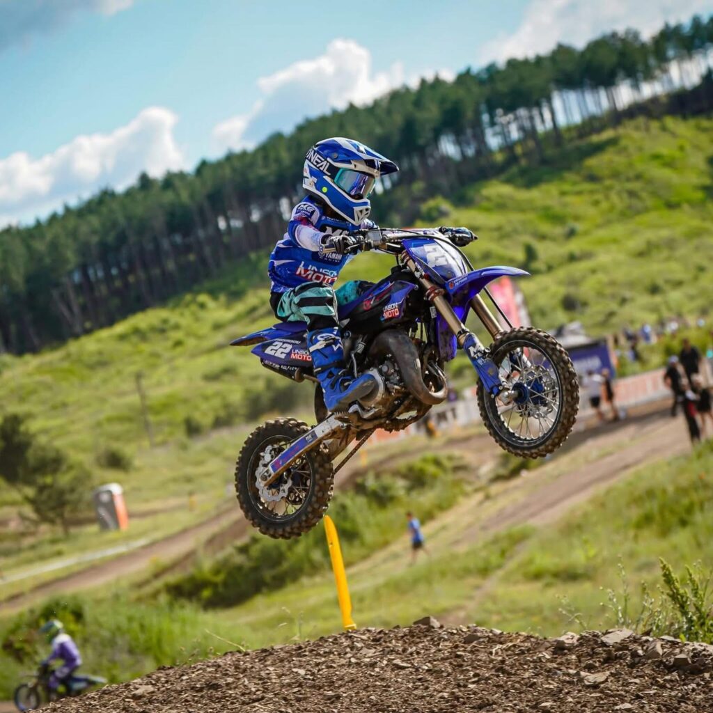 Radi (#22) in the air at Grand Prix Pernik, 2026
