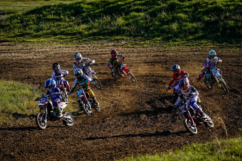 Radi in a pack of MX65 riders, Sevlievo 2025